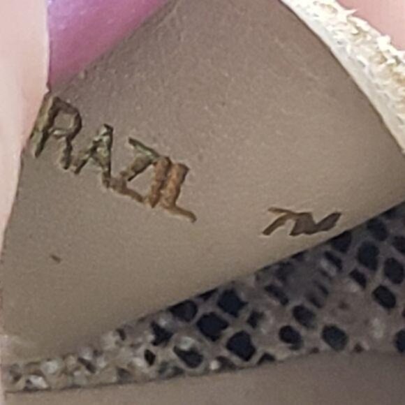 Rebecca Minkoff Women's Snake Print strappy Wedge Sandals Size 7 - Picture 2 of 16